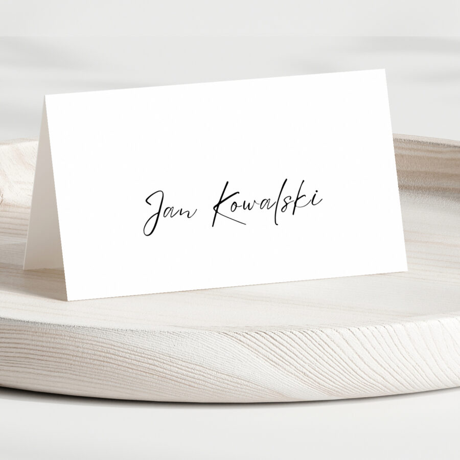 WINIETKA WESELNA NA STÓŁ MINIMALISTYCZNA