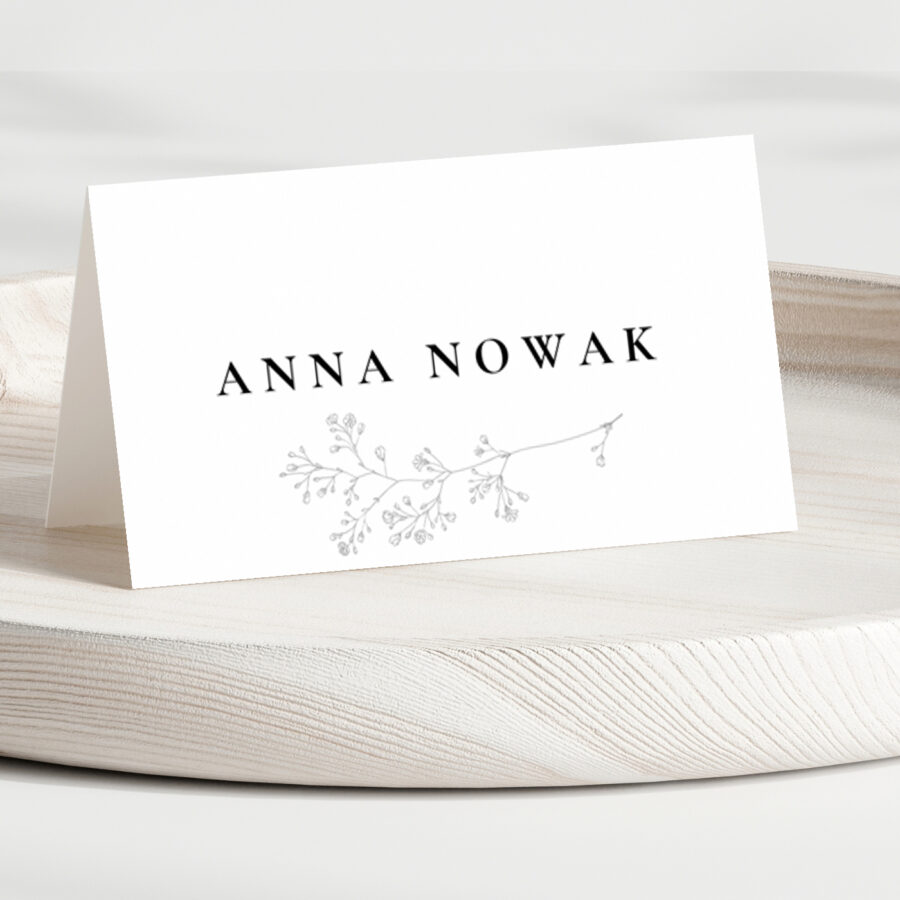 WINIETKA WESELNA NA STÓŁ GIPSÓWKA