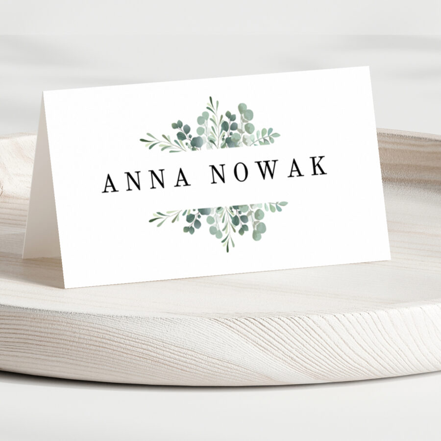 WINIETKA WESELNA NA STÓŁ EUKALIPTUS II