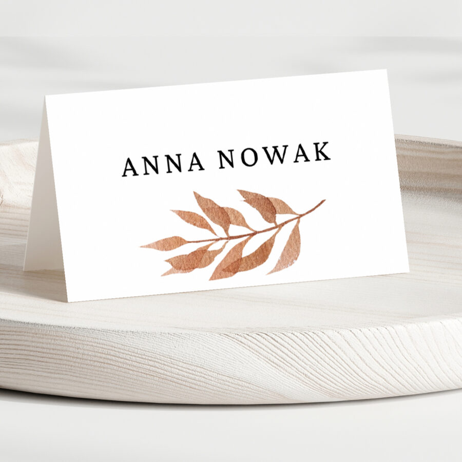 WINIETKA WESELNA NA STÓŁ | LIŚĆ JESIENNY III