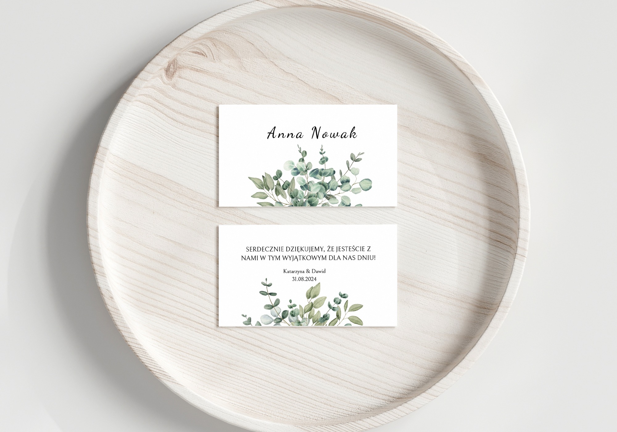 WINIETKA NA STÓŁ - ZIELONE LIŚCIE - obrazek 2