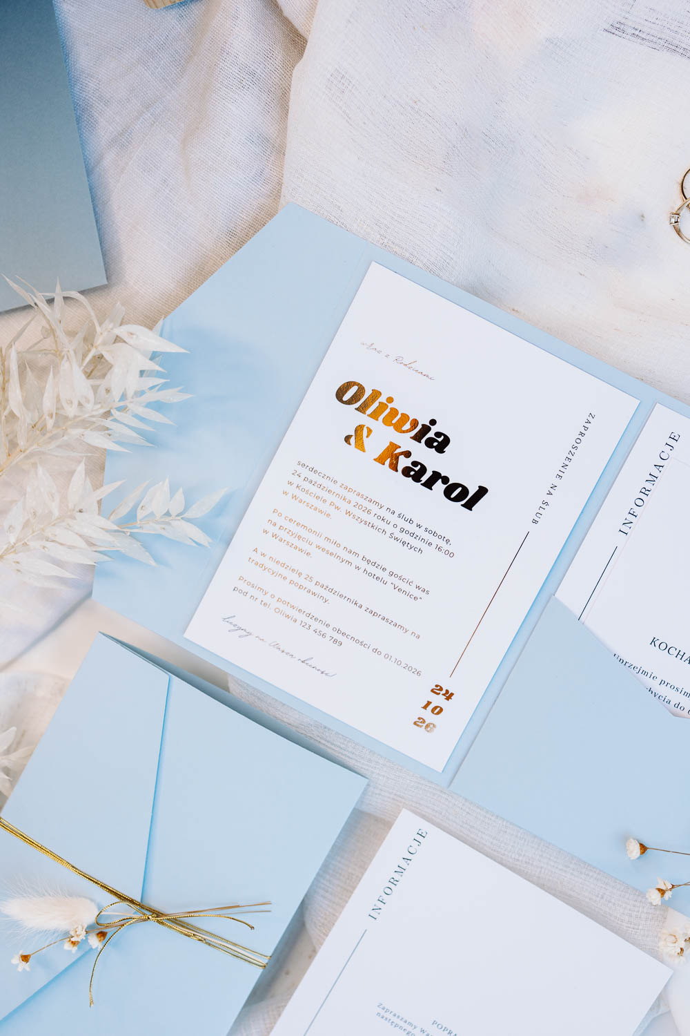 ZAPROSZENIE NA ŚLUB FOLDER | VELLORA - obrazek 2