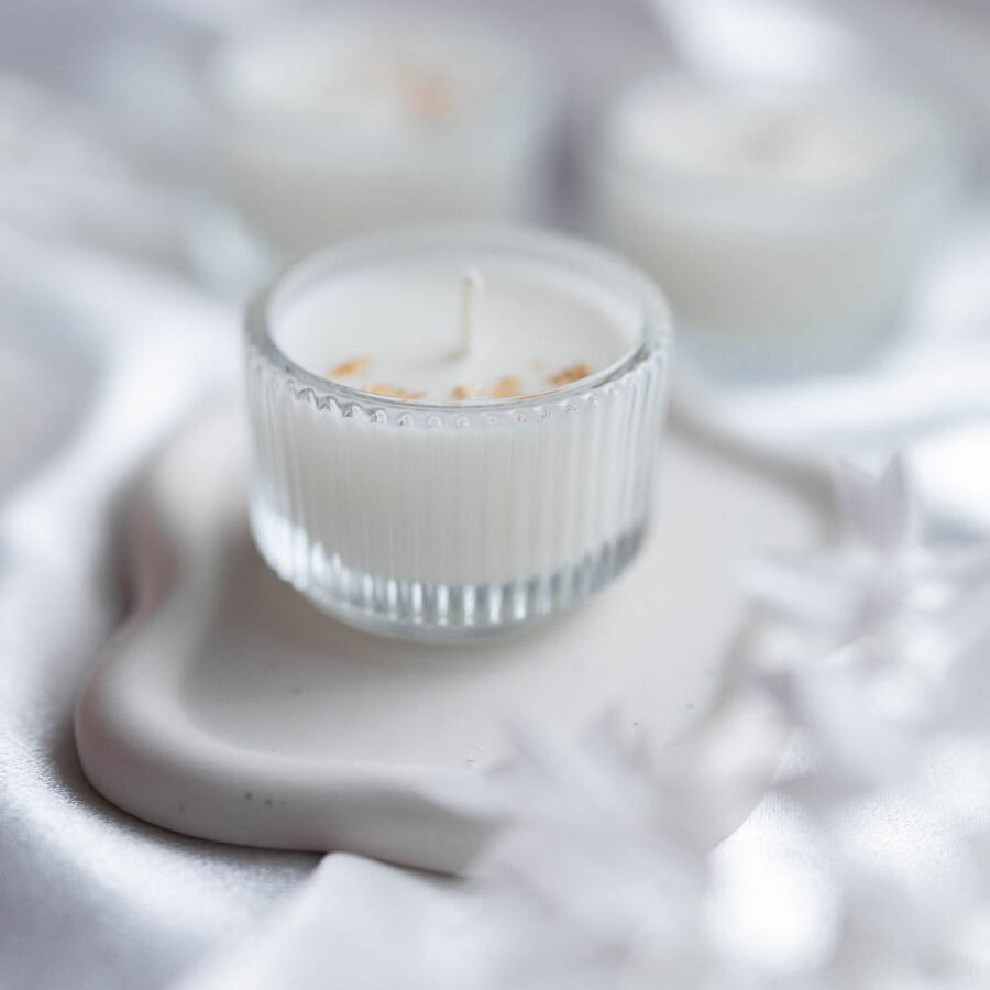 ŚWIECA SOJOWA W SZKLE