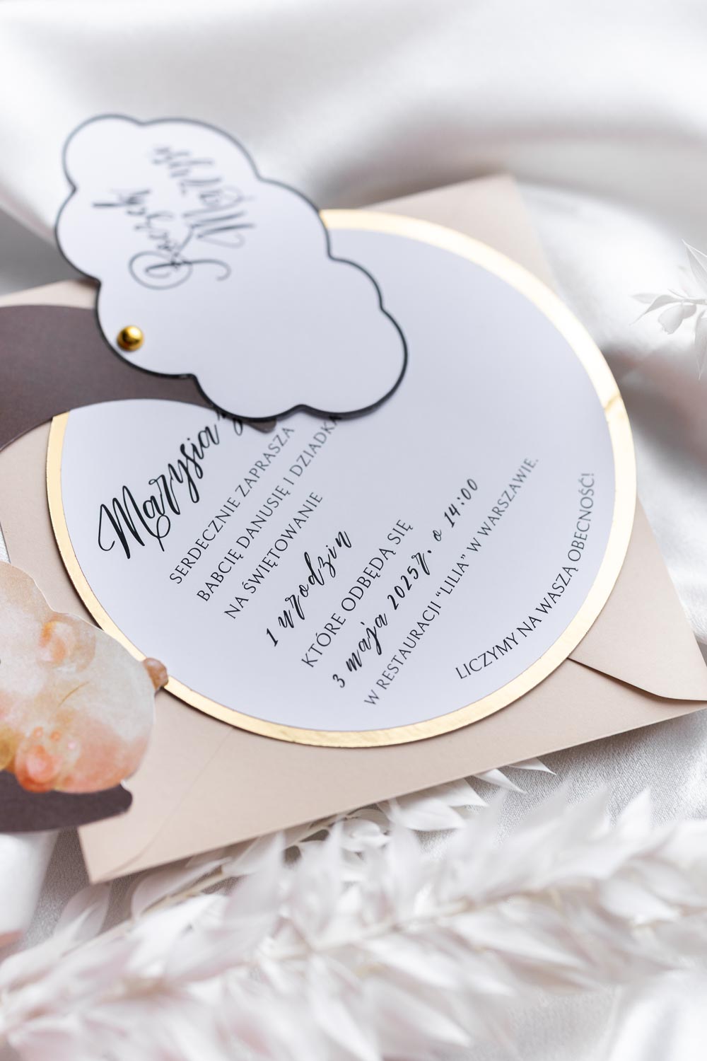 UROCZE ZAPROSZENIE Z MISIEM - obrazek 3