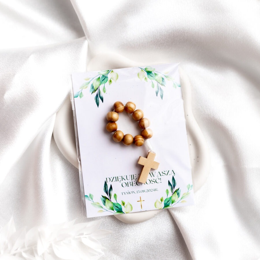 KARTECZKA Z DZIESIĄTKĄ RÓŻACA