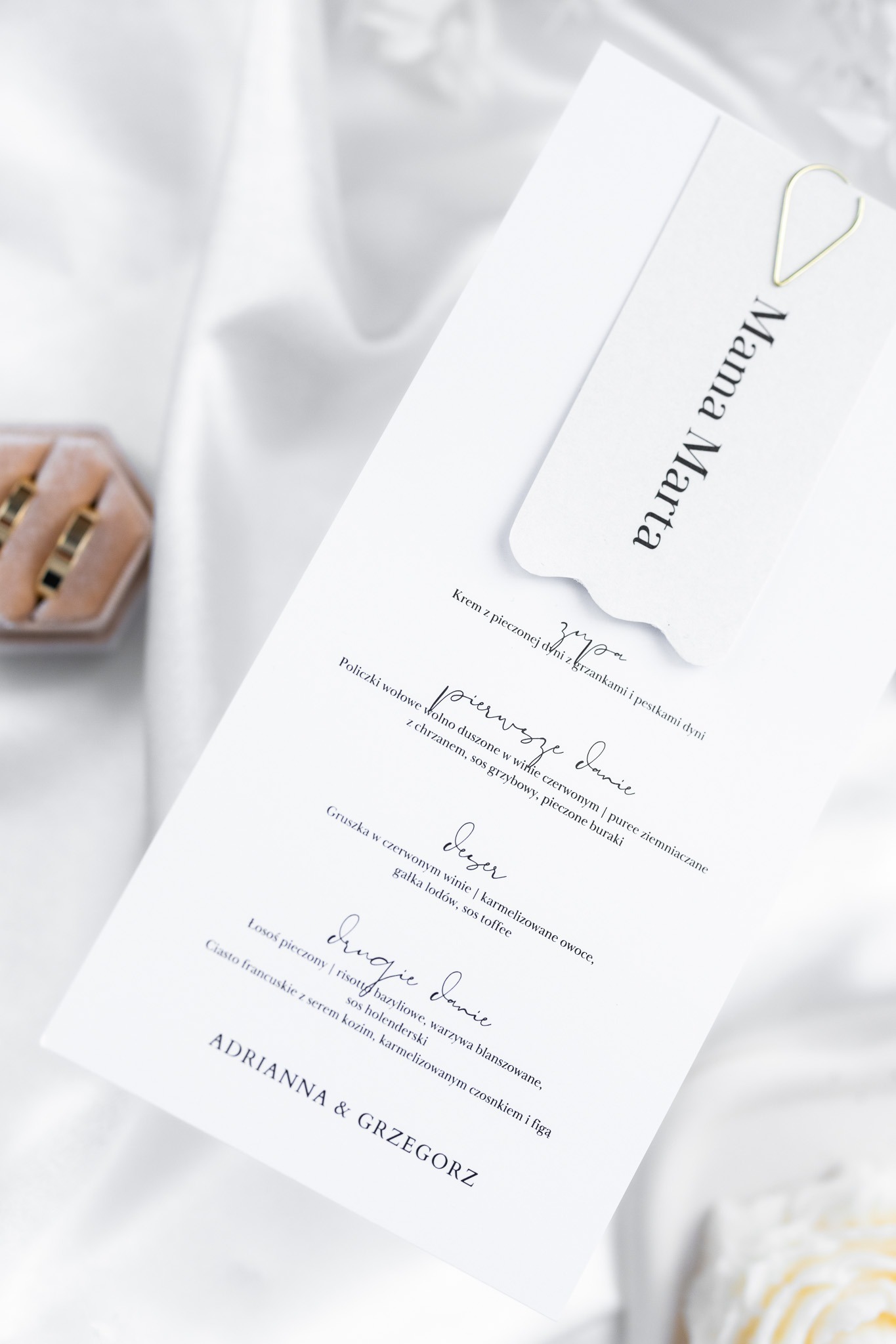 MENU WESELNE Z WINIETKĄ CELESTE - obrazek 3