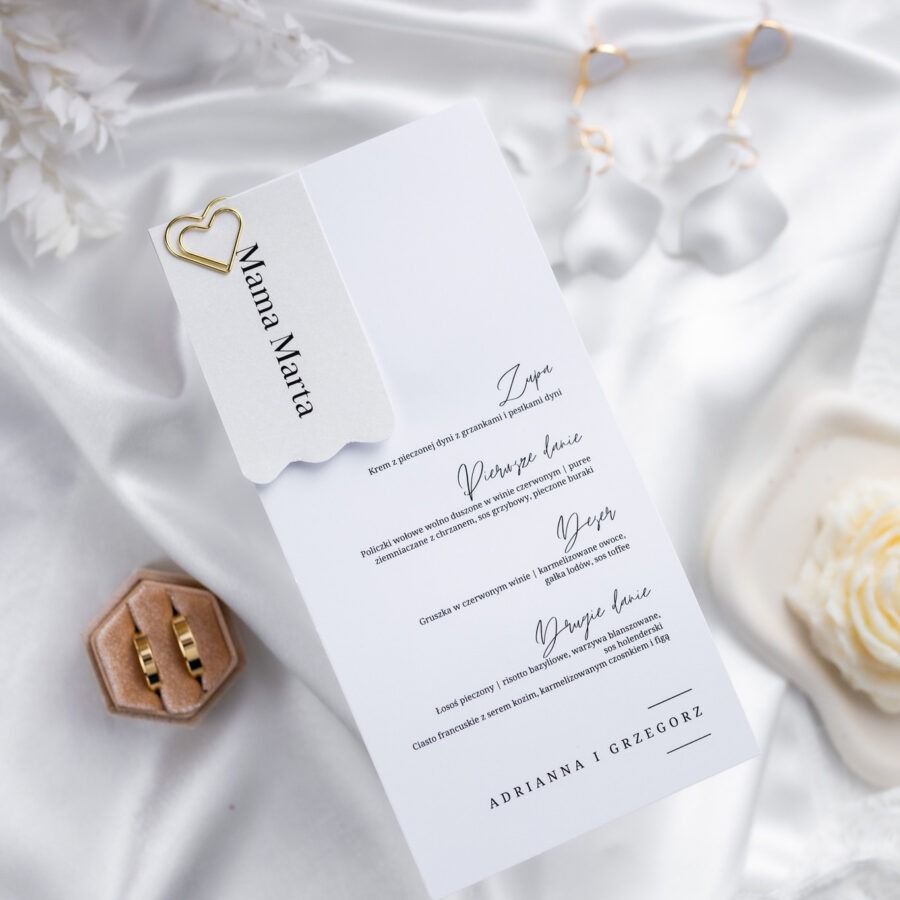 MENU WESELNE Z WINIETKĄ AURELIA