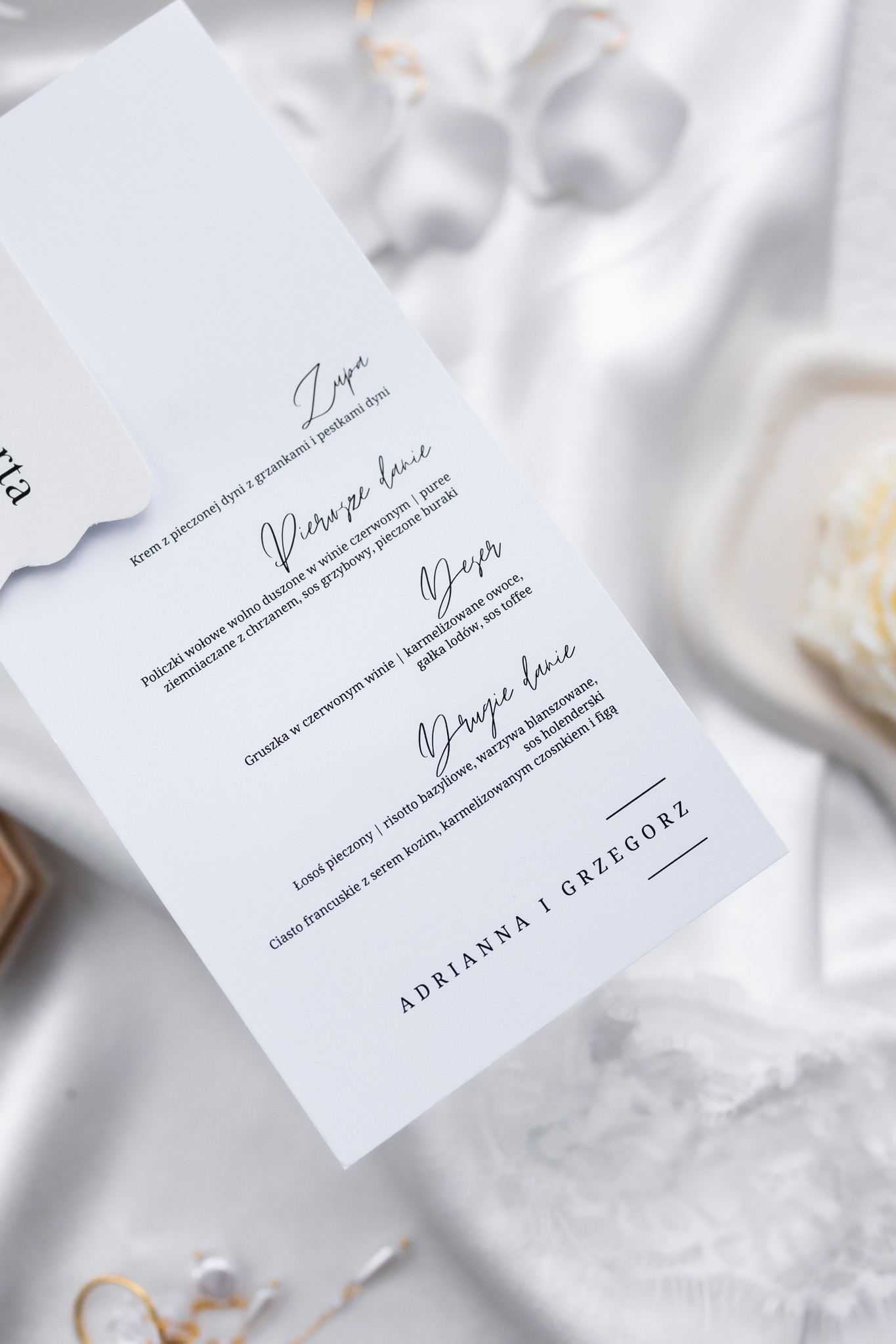 MENU WESELNE Z WINIETKĄ AURELIA - obrazek 3