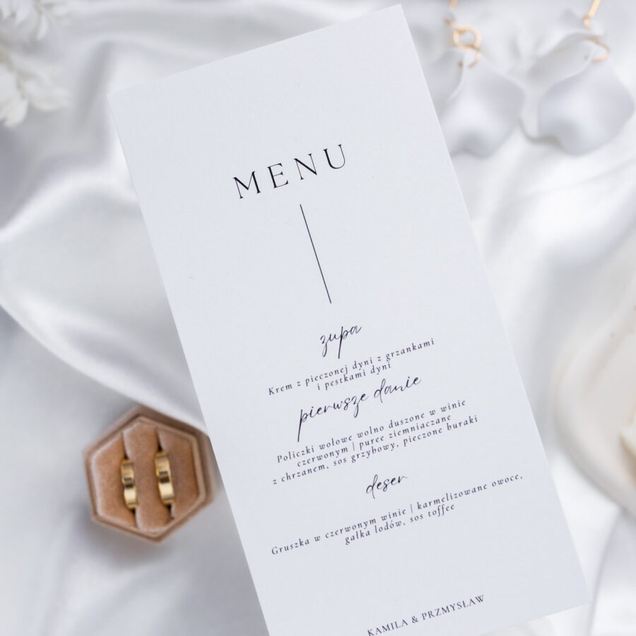 MENU WESELNE CLARISSE