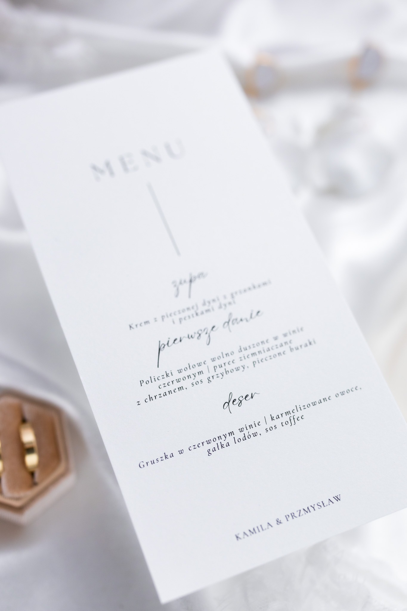 MENU WESELNE CLARISSE - obrazek 3