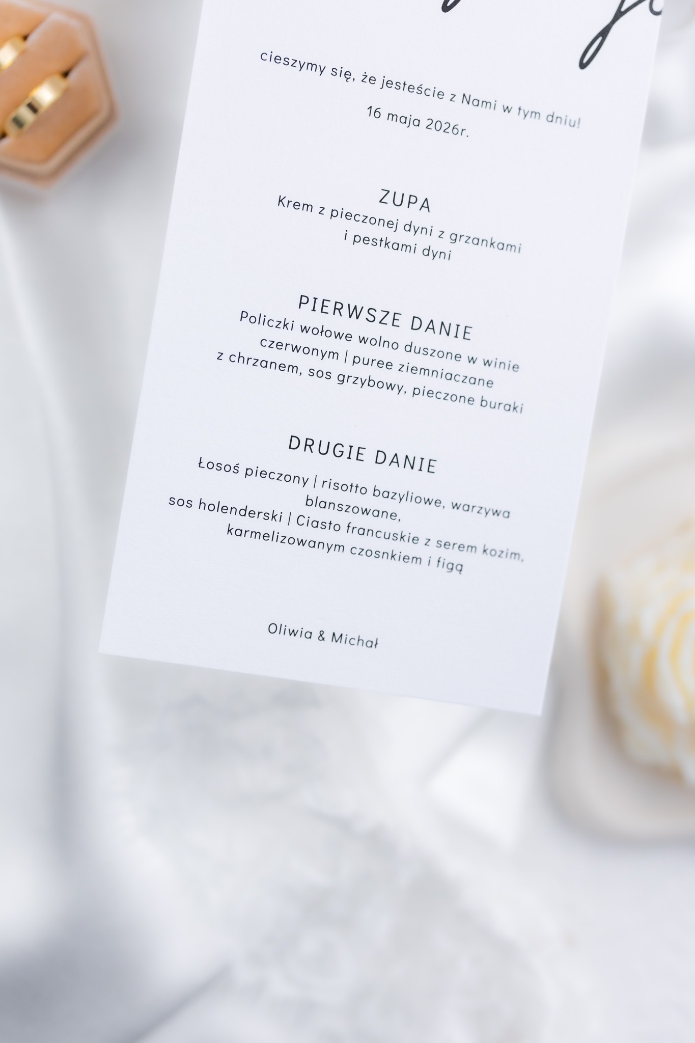 MENU WESELNE AURORA - obrazek 2