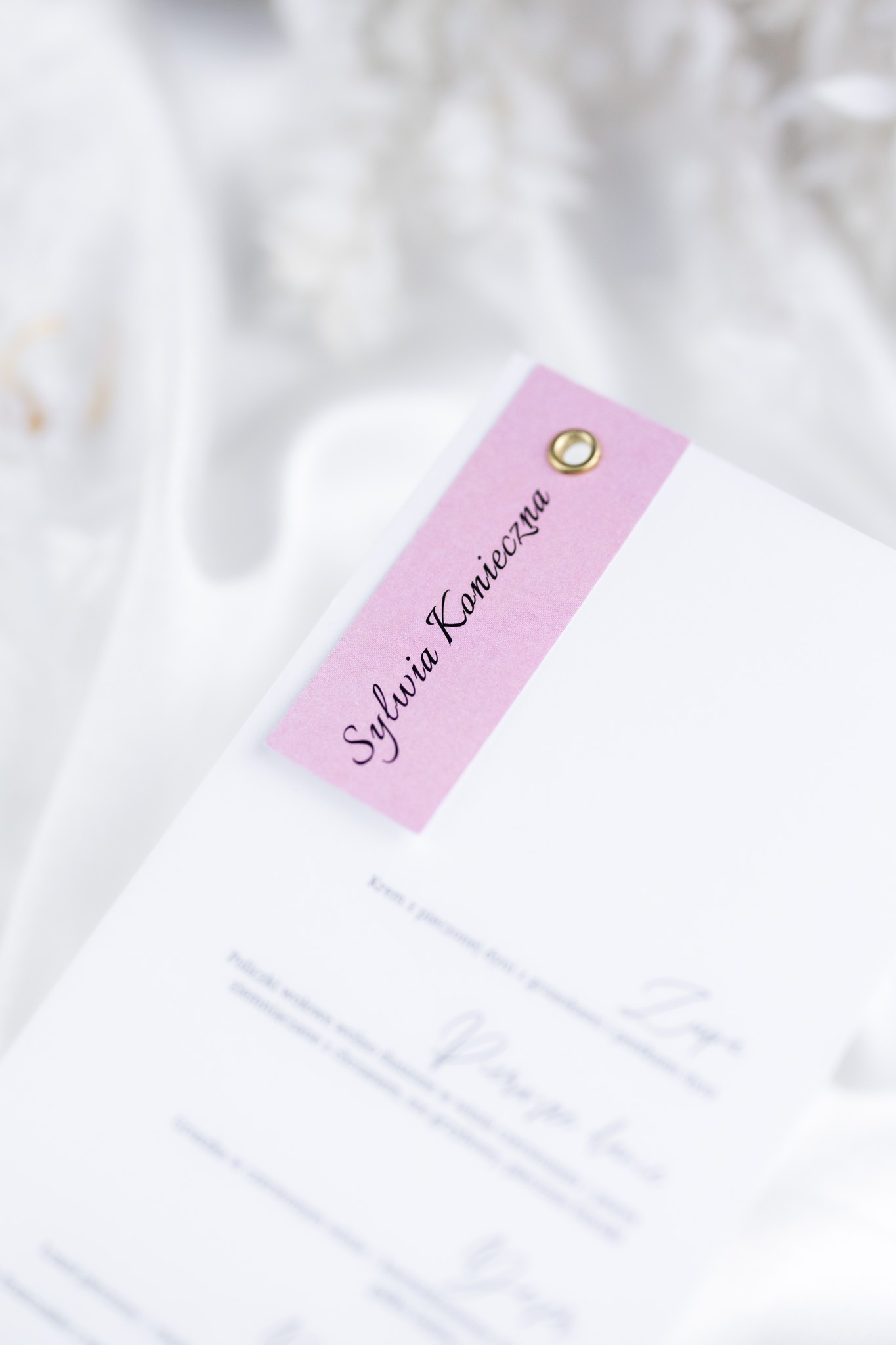 MENU WESELNE Z WINIETKĄ MISTY ROSE - obrazek 2