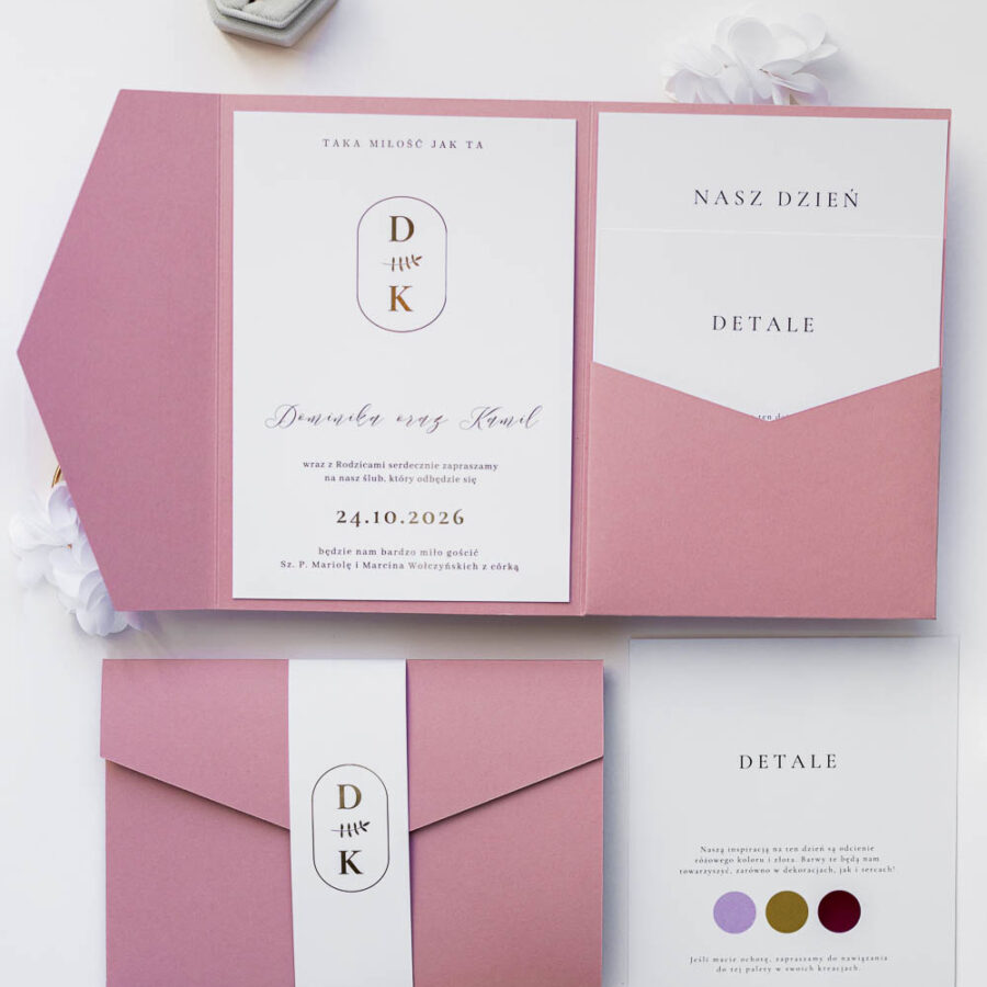 ZAPROSZENIE NA ŚLUB FOLDER | CIPRIA