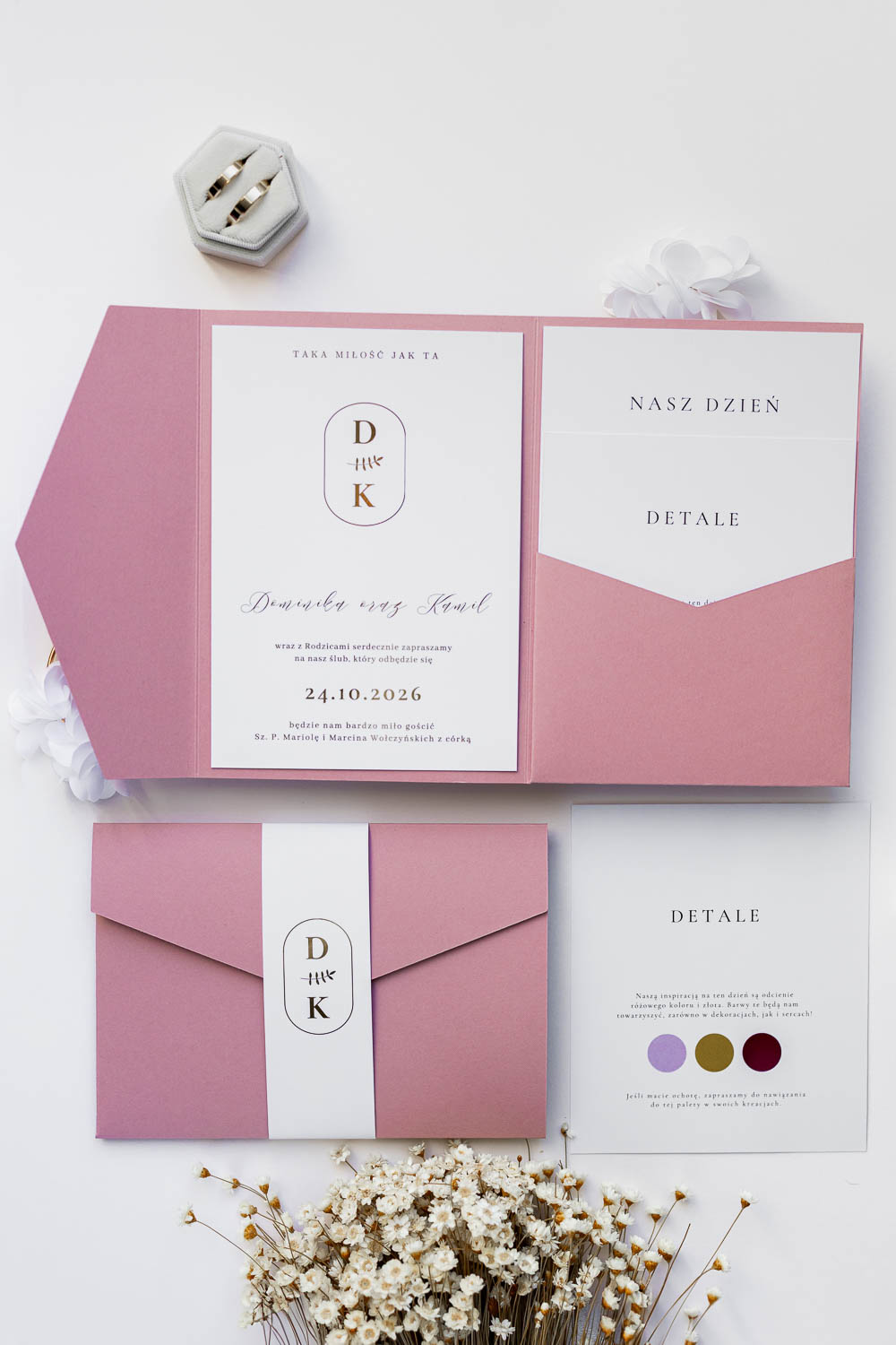 ZAPROSZENIE NA ŚLUB FOLDER | CIPRIA