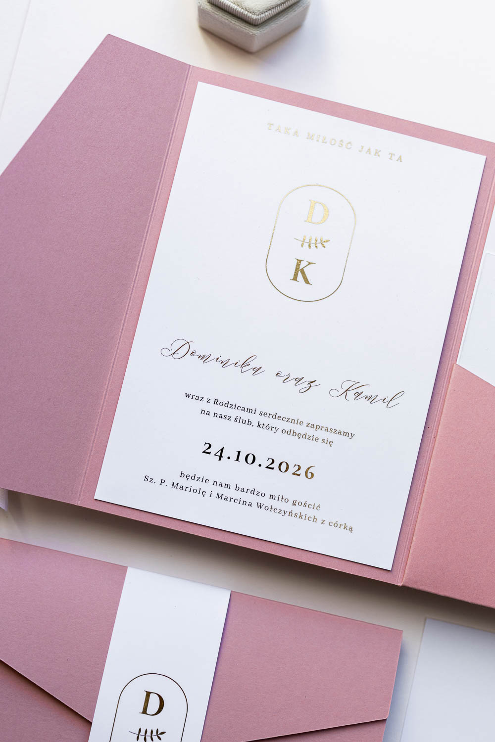 ZAPROSZENIE NA ŚLUB FOLDER | CIPRIA - obrazek 5
