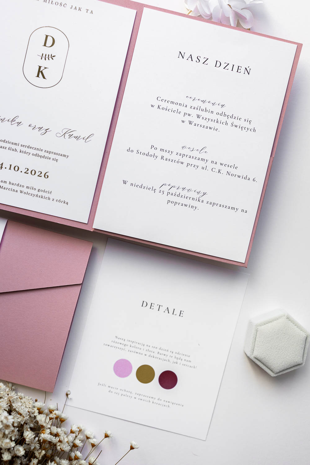 ZAPROSZENIE NA ŚLUB FOLDER | CIPRIA - obrazek 2