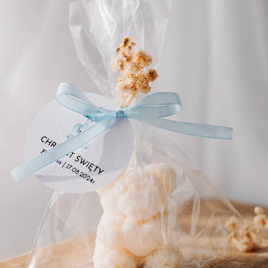 ŚWIECA SOJOWA MIŚ Z SERCEM