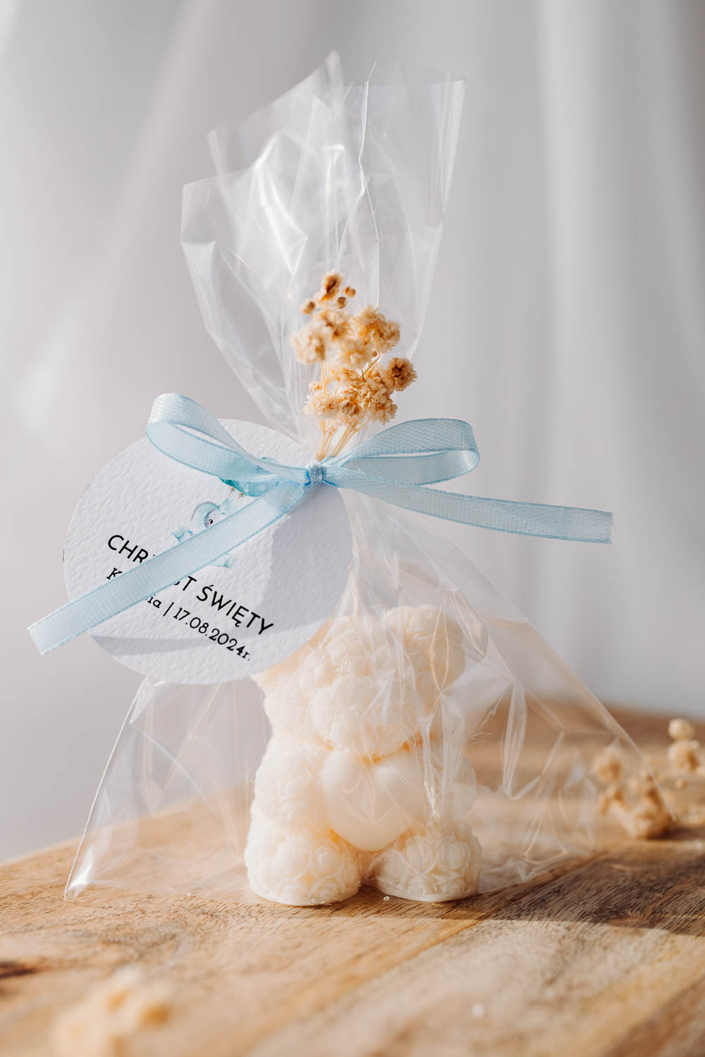 ŚWIECA SOJOWA MIŚ Z SERCEM