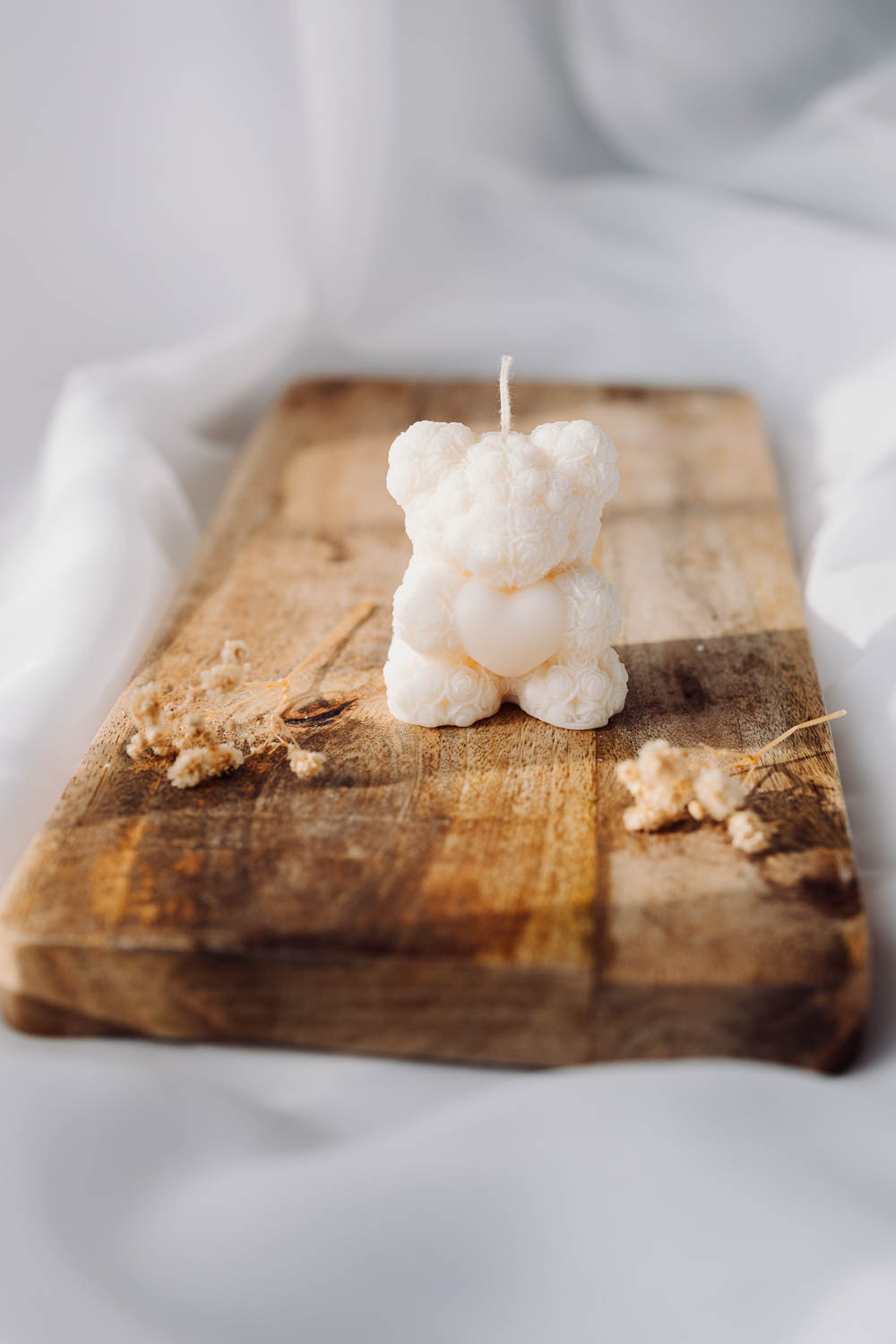 ŚWIECA SOJOWA MIŚ Z SERCEM - obrazek 3