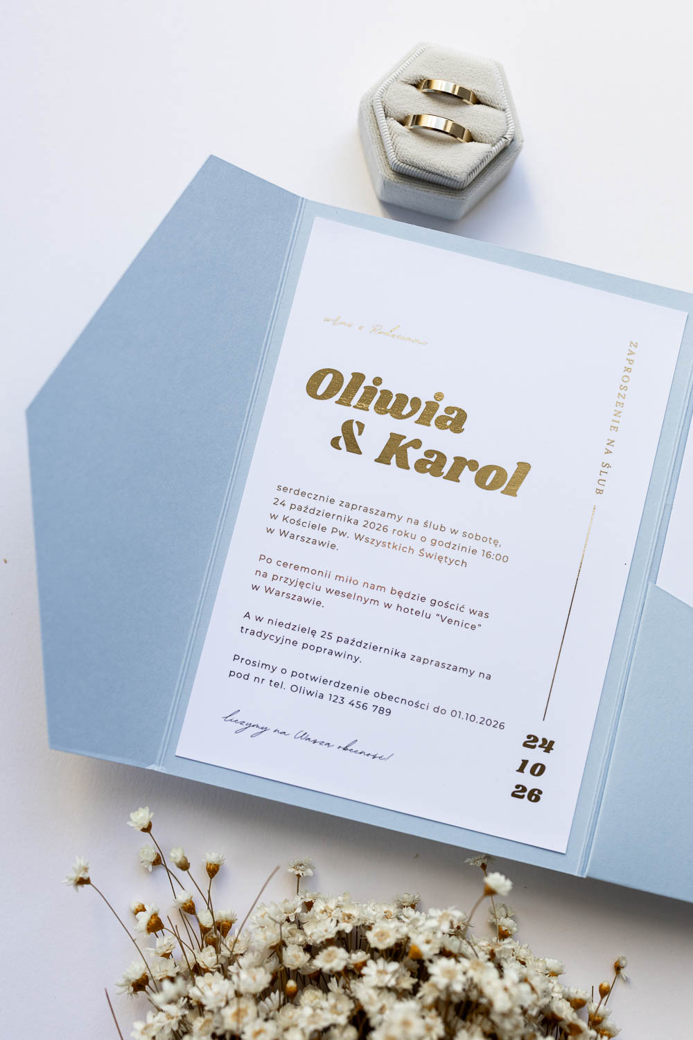 ZAPROSZENIE NA ŚLUB FOLDER | VELLORA - obrazek 4