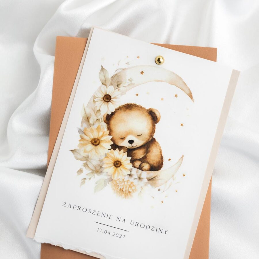 Moon - zaproszenie na urodziny