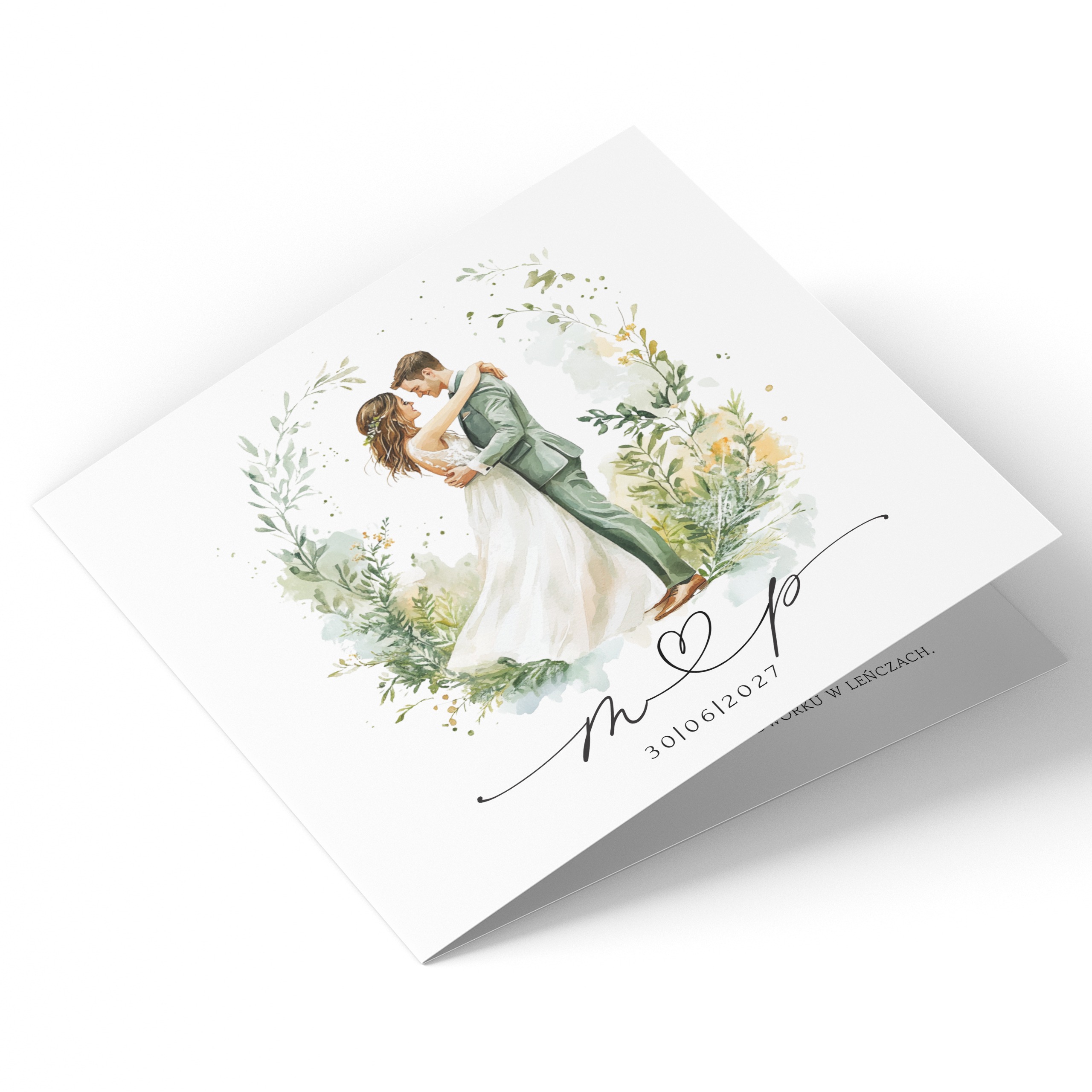 ZAPROSZENIE ŚLUBNE W PASTELOWYCH ODCIENIACH - PZ6 - obrazek 4
