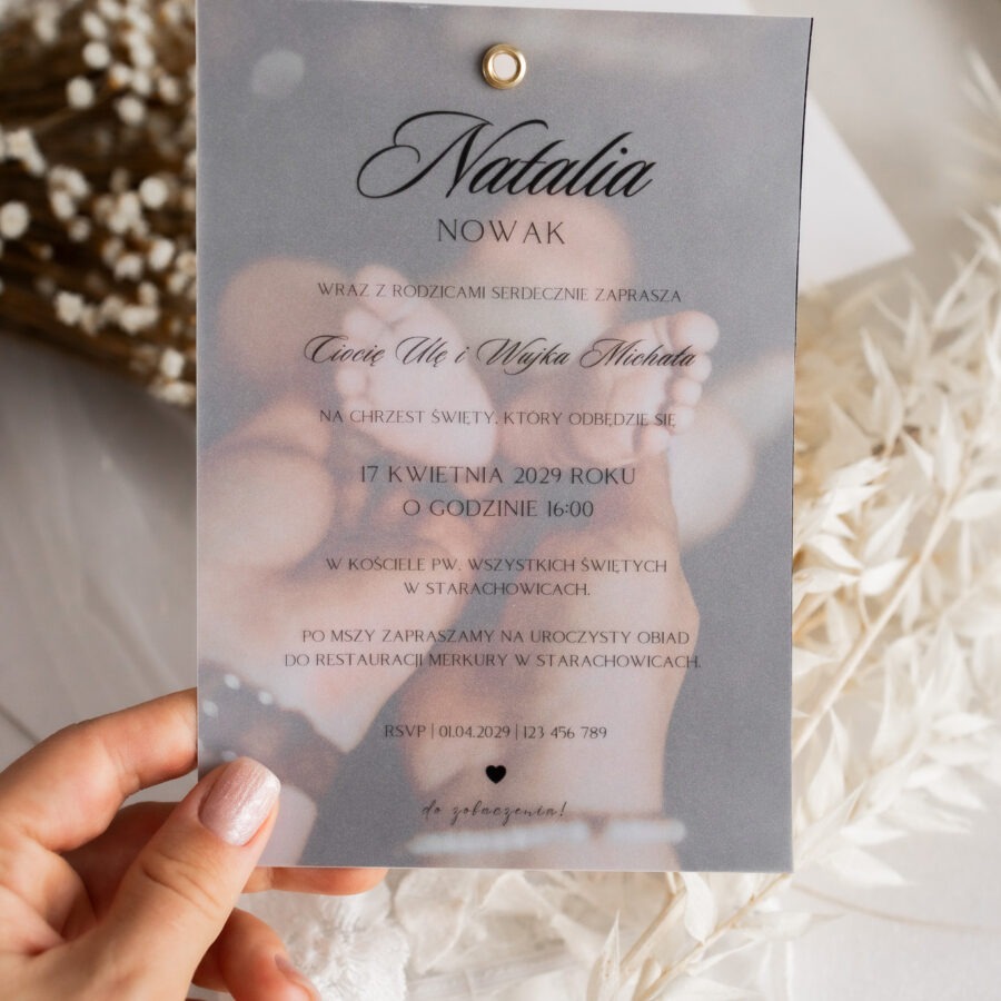 ZAPROSZENIE NA CHRZEST Z KALKĄ C2