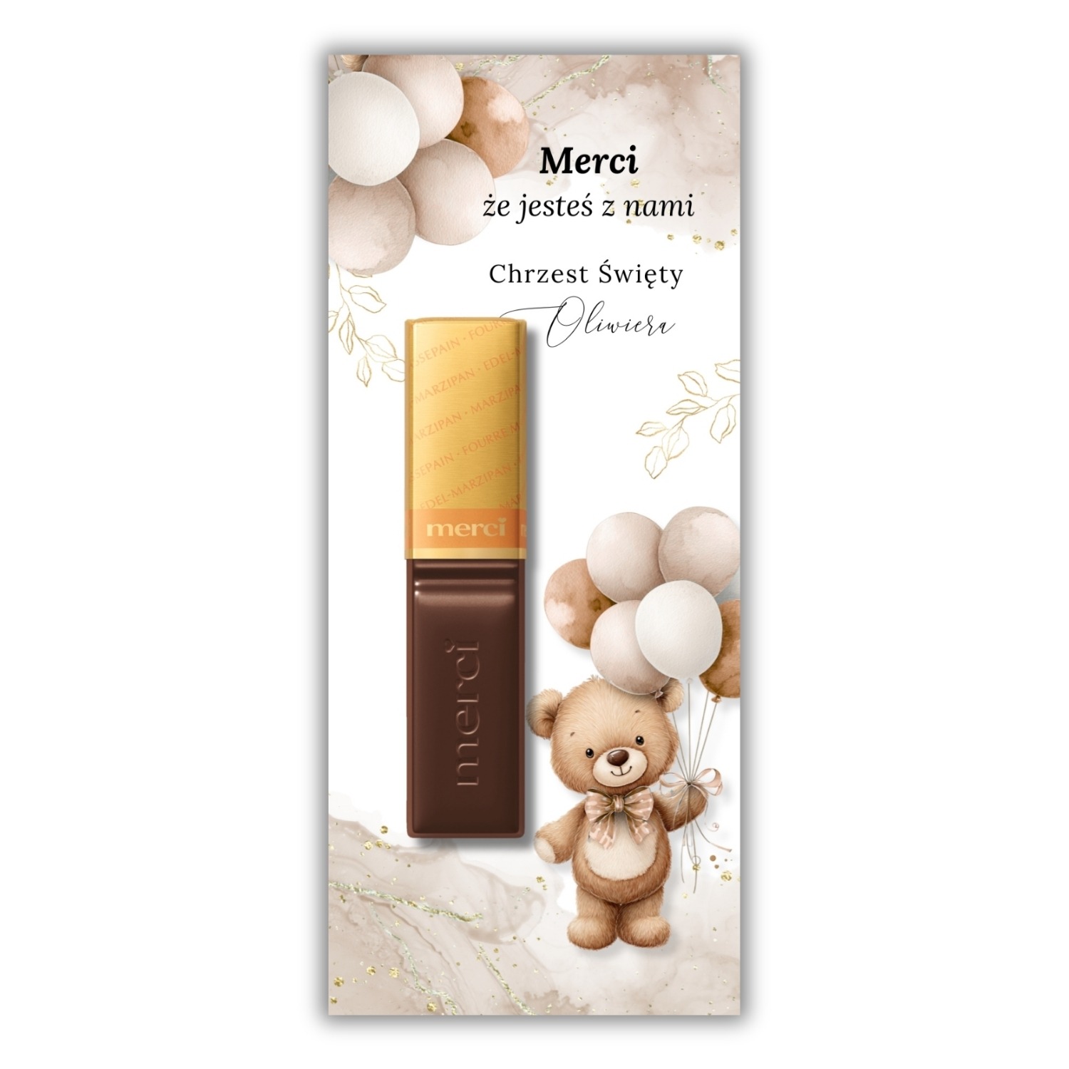 PODZIĘKOWANIE DLA GOŚCI - MERCI B003