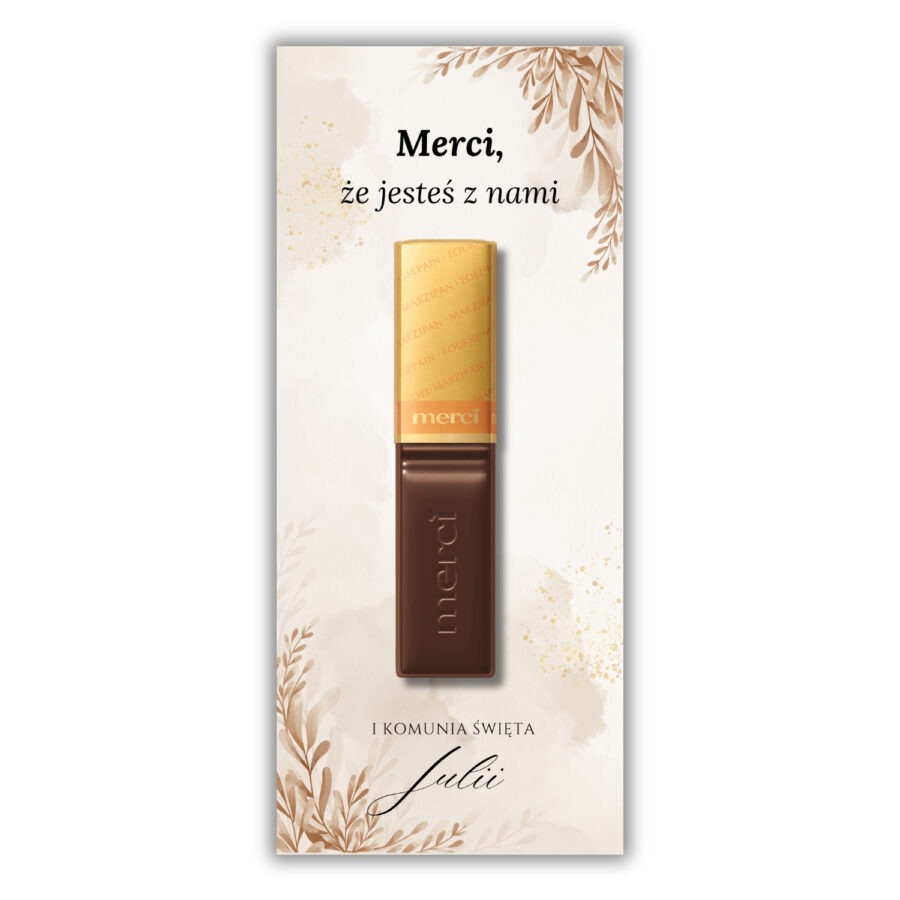 PODZIĘKOWANIE DLA GOŚCI - MERCI A012