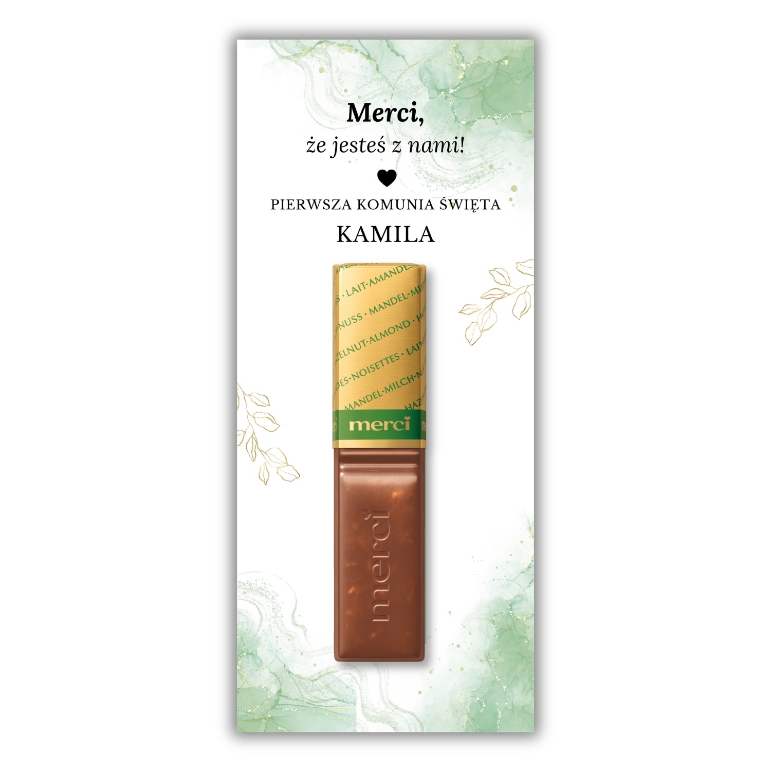 PODZIĘKOWANIE DLA GOŚCI - MERCI A002