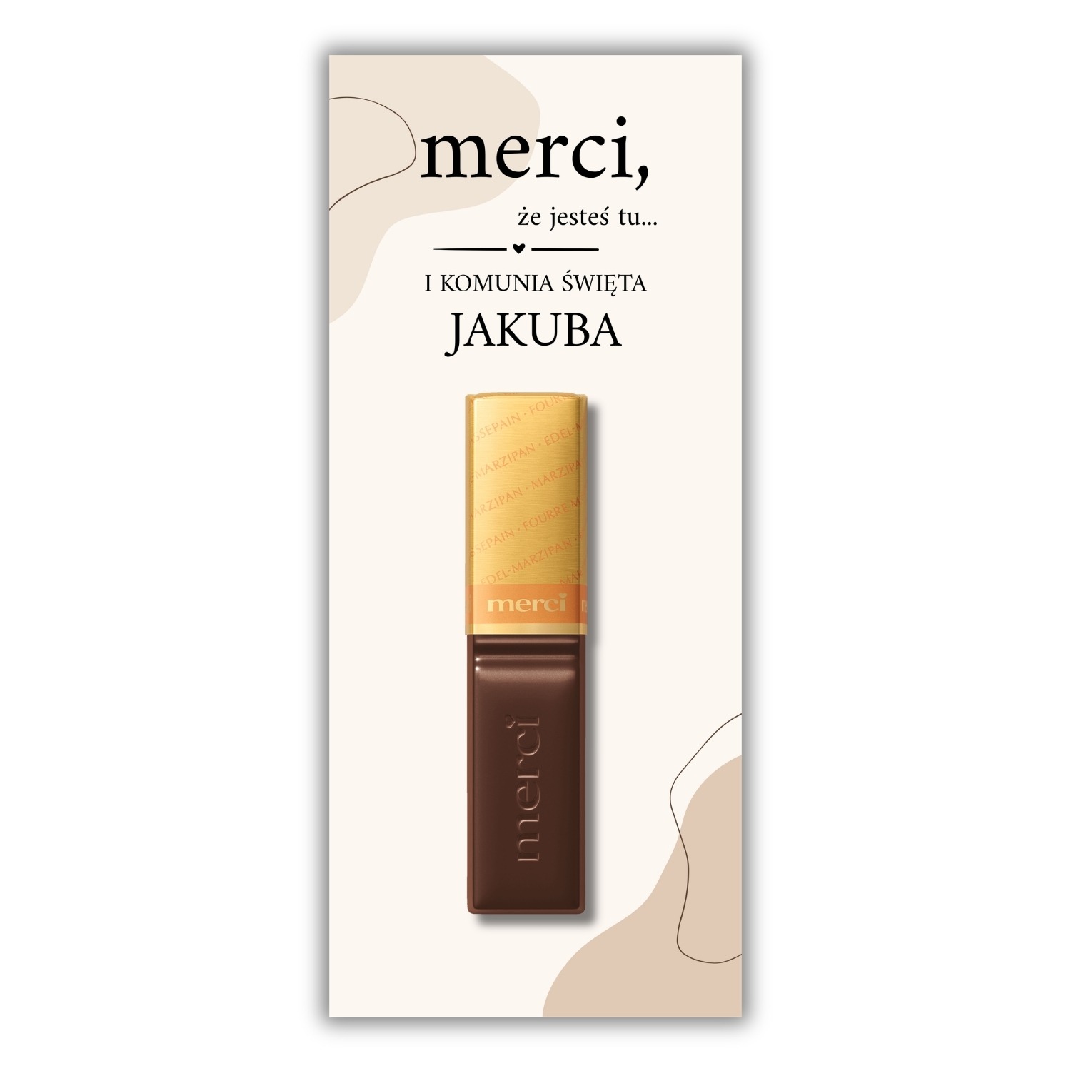 PODZIĘKOWANIE DLA GOŚCI - MERCI A008