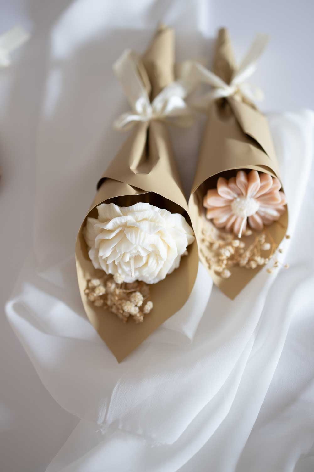 ŚWIECA SOJOWA BUKIET PIWONIA - obrazek 2