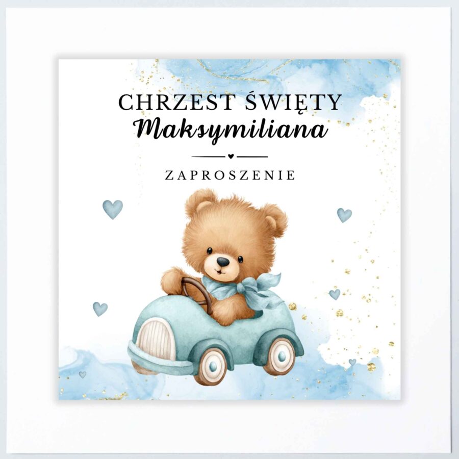 UROCZE ZAPROSZENIE NA CHRZEST ŚWIĘTY - KW07