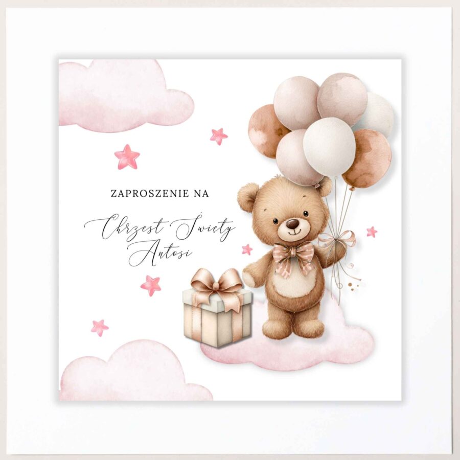 UROCZE ZAPROSZENIE NA CHRZEST ŚWIĘTY - KW11