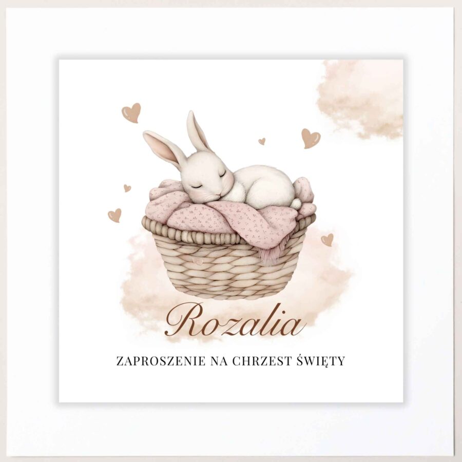 UROCZE ZAPROSZENIE NA CHRZEST ŚWIĘTY - KW13