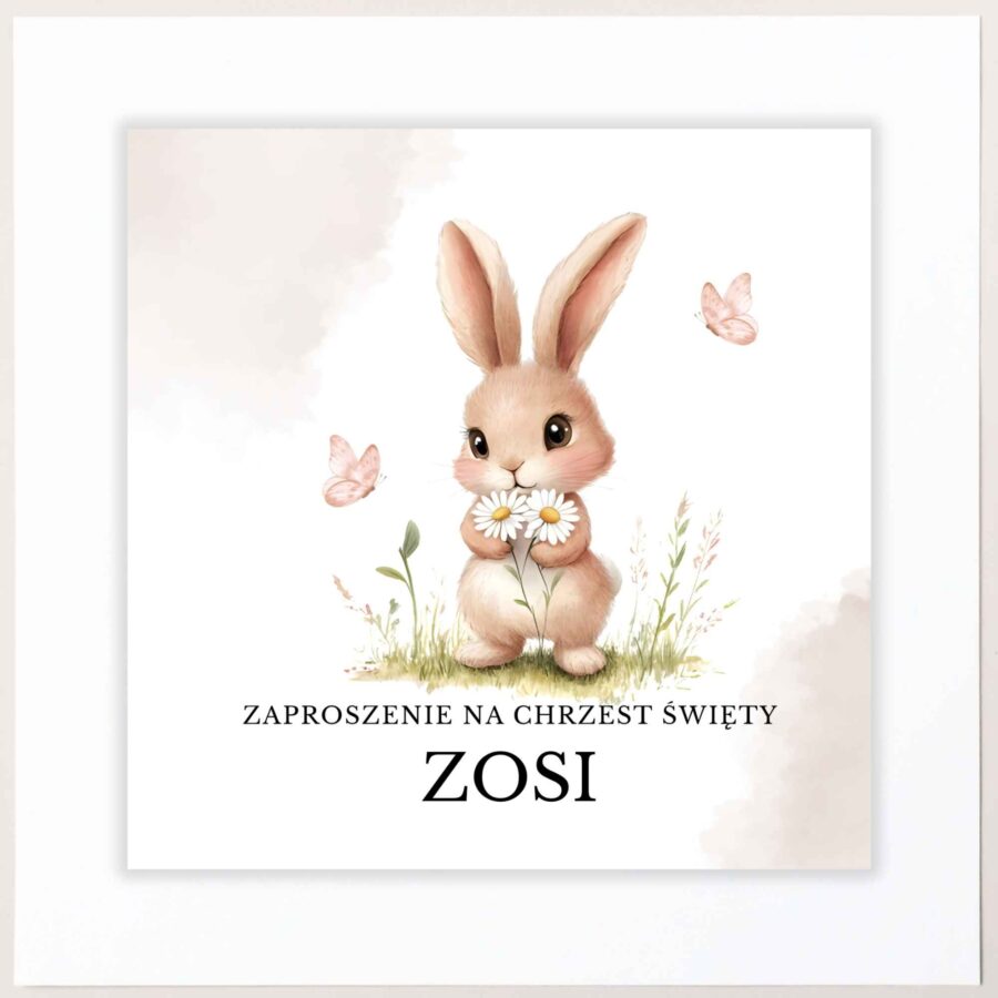 UROCZE ZAPROSZENIE NA CHRZEST ŚWIĘTY - KW16