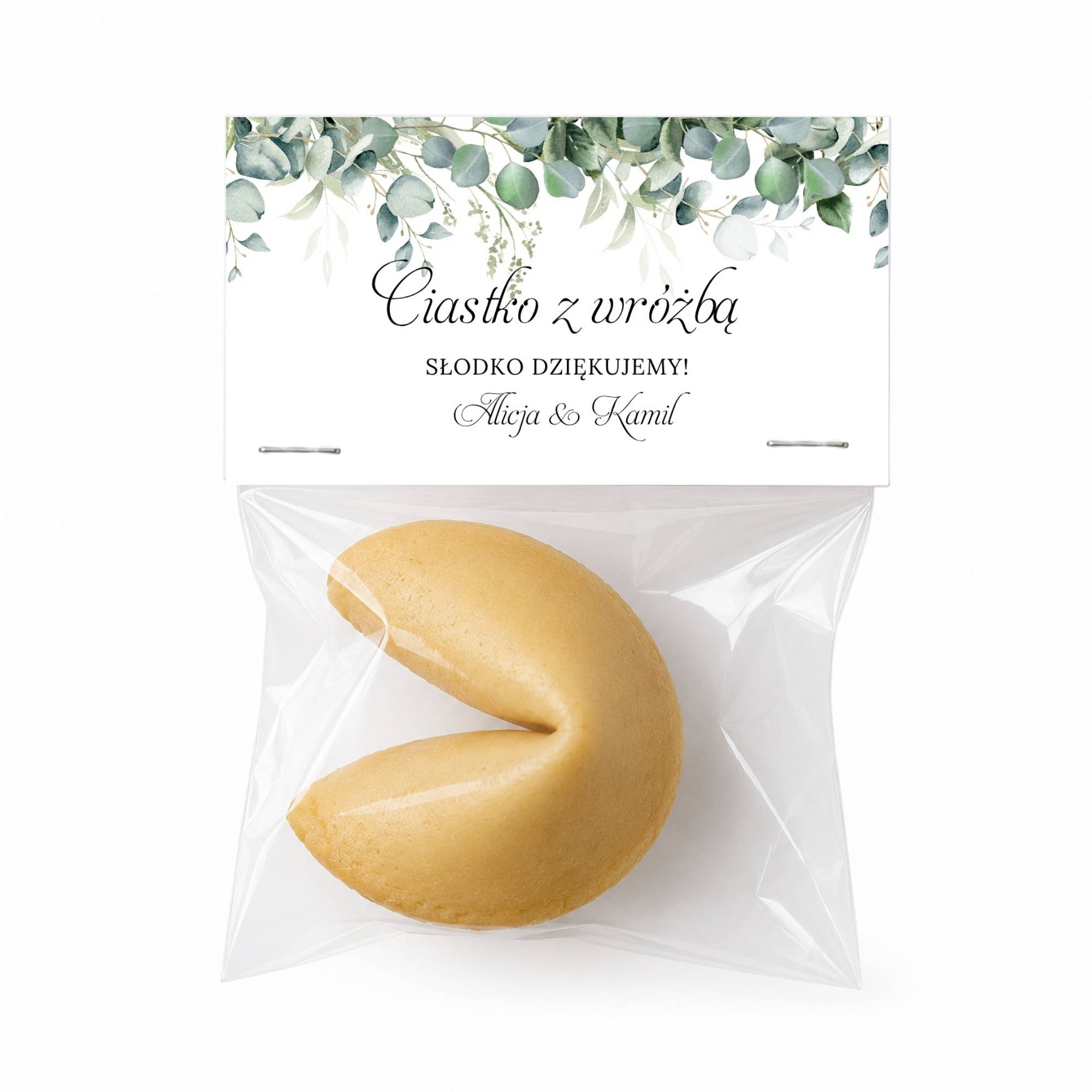 Ciasteczko z Wróżbą z Eukaliptusem Personalizowane - 001