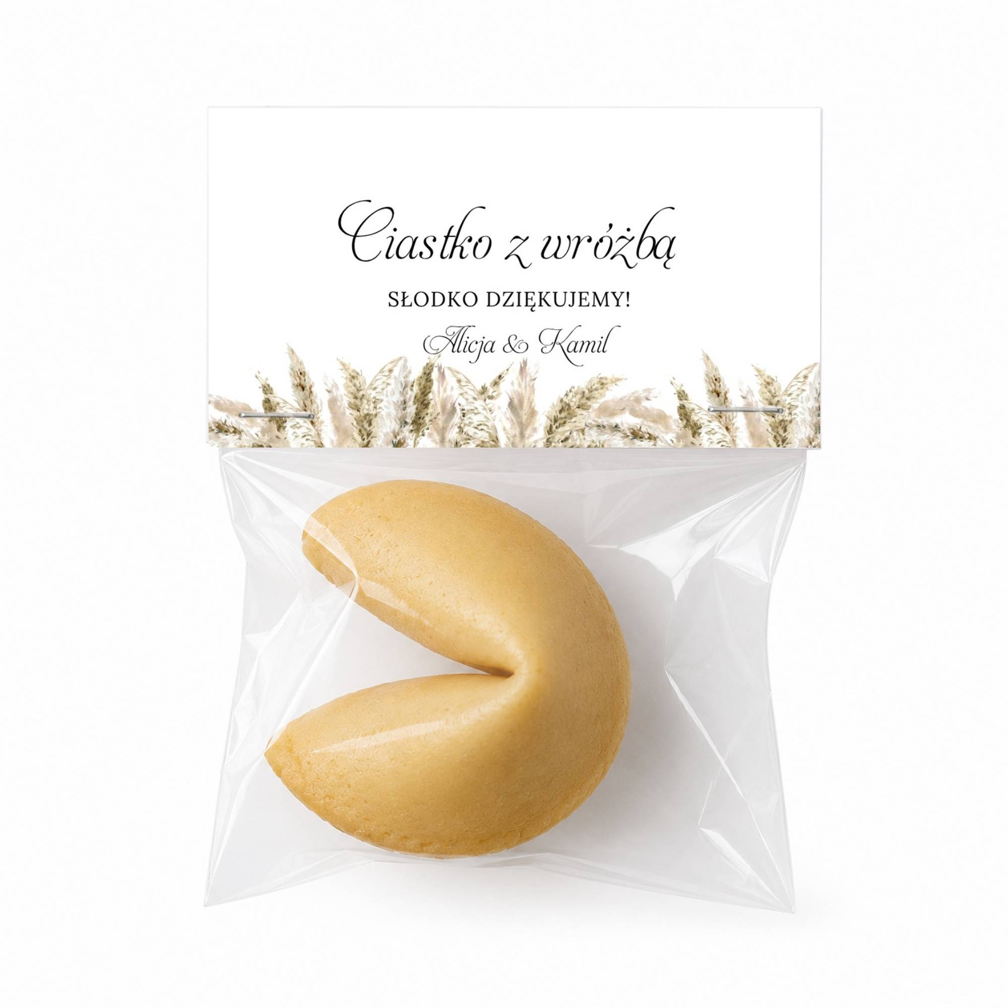 Ciasteczko z Wróżbą Kwiaty Boho Personalizowane - 024