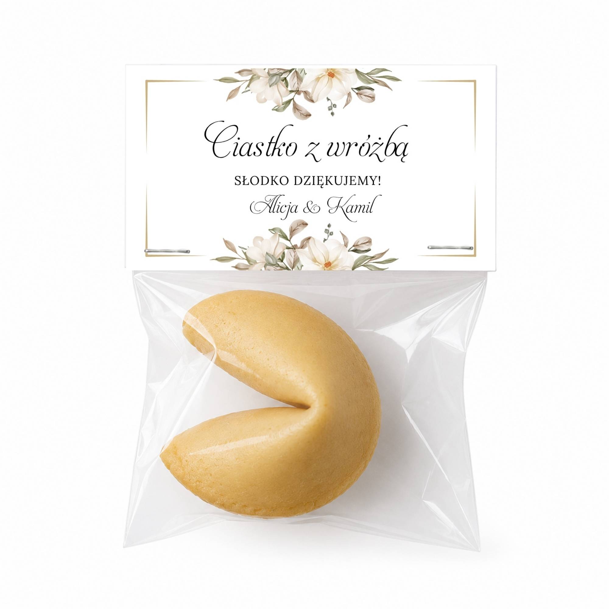 Ciasteczko z Wróżbą Kwiaty Boho Personalizowane - 003
