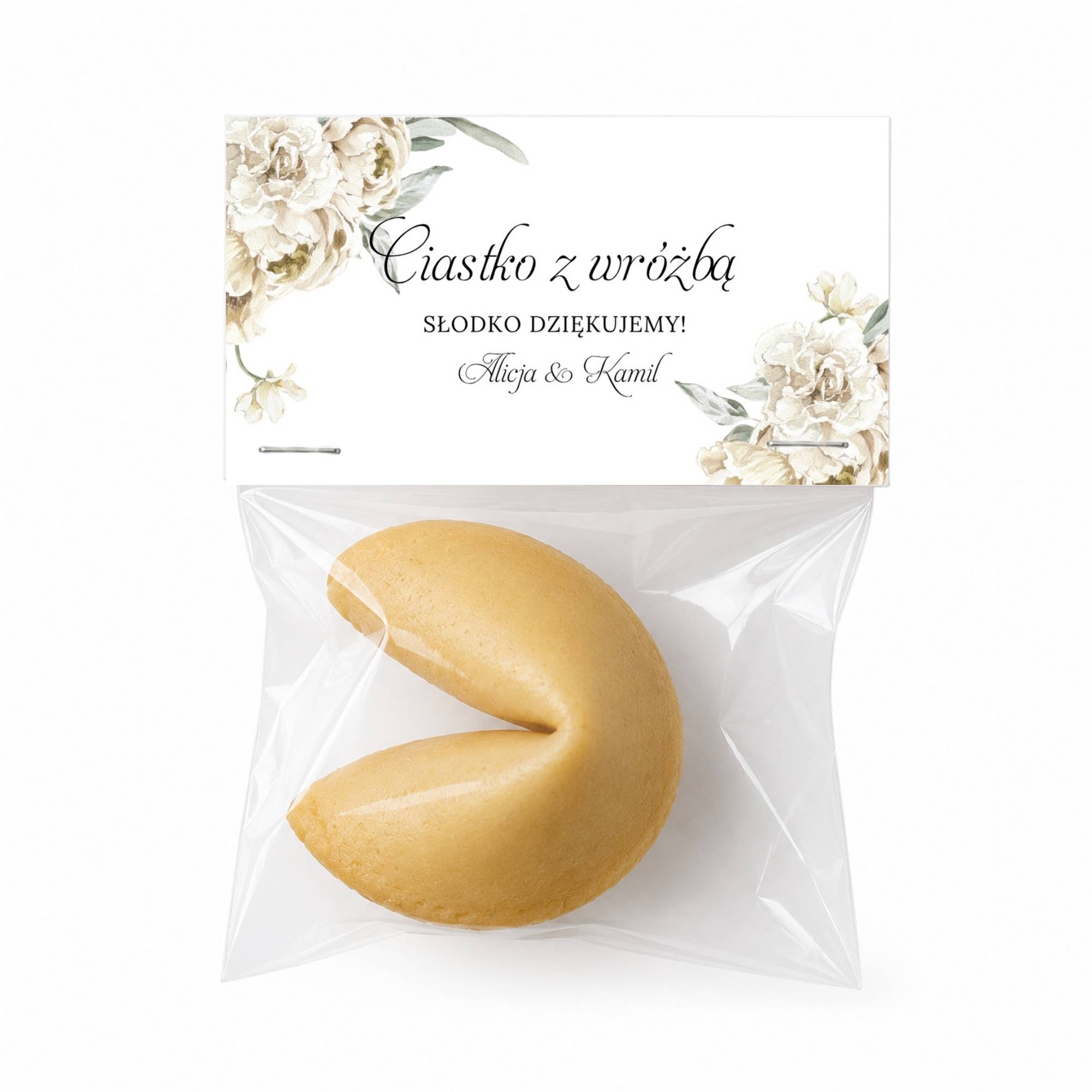 Ciasteczko z Wróżbą Kwiaty Boho Personalizowane - 062