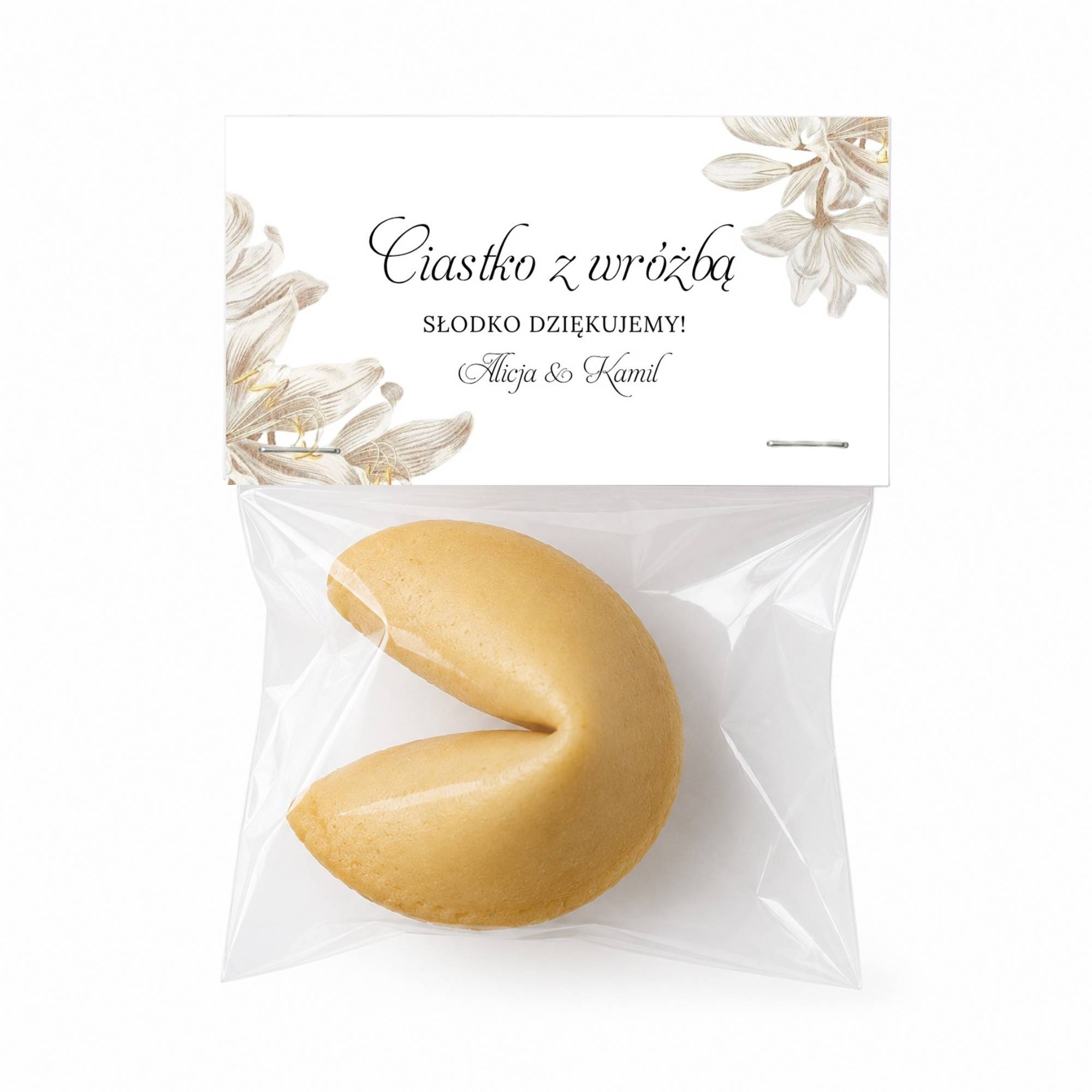 Ciasteczko z Wróżbą Kwiaty Boho Personalizowane - 064