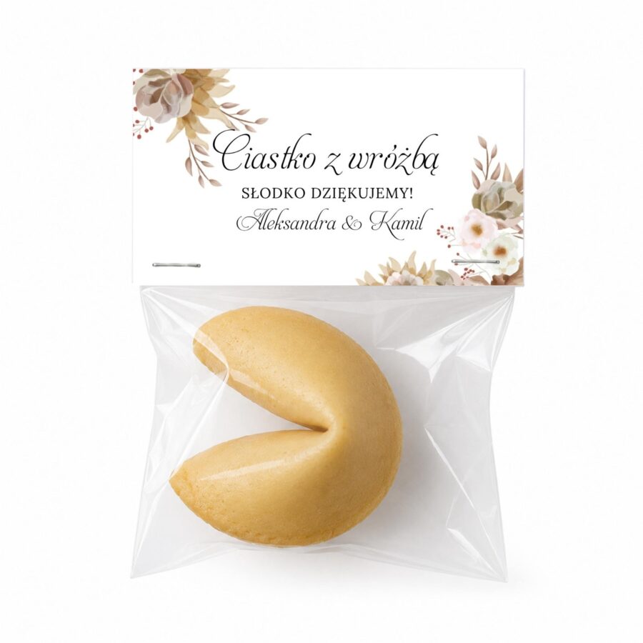 Ciasteczko z Wróżbą Boho Personalizowane - 077